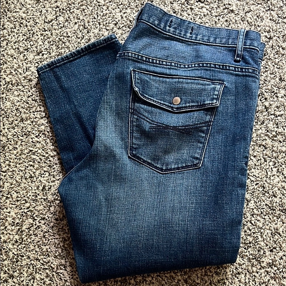 GAP Blue Jeans Pegged Boyfriend size 32/14